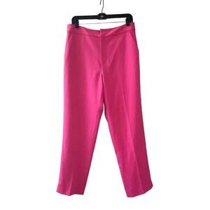 Jay Godfrey Barbie Pink High Waist Tapered Crop Trousers Size 4